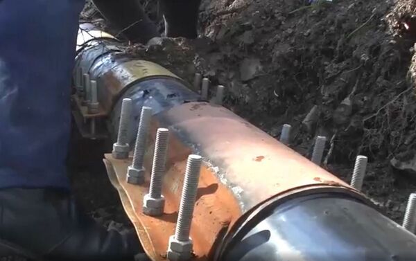 Российские миротворцы помогли в ремонте газопровода вблизи города Шуша - Sputnik Азербайджан