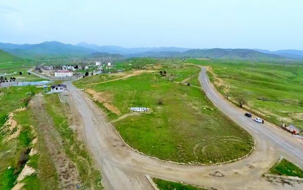 Строительство автомагистрали Гадрут-Джебраил-Шукюрбейли - Sputnik Азербайджан