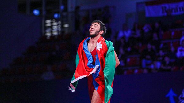 Азербайджанский борец вольного стиля Туран Байрамов - Sputnik Азербайджан