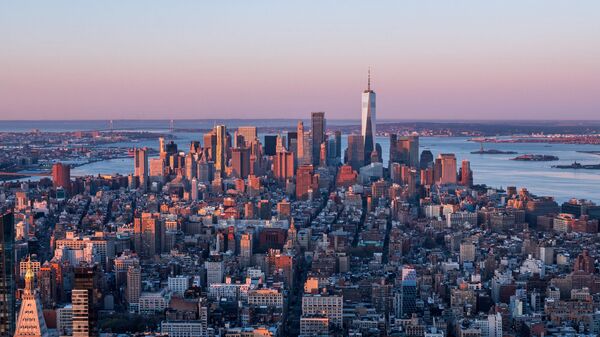 Вид на город Нью-Йорк, фото из архива - Sputnik Азербайджан
