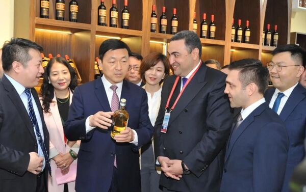 Церемония открытия Торгового дома Азербайджана в Демонстрационной зоне сотрудничества Китай-ШОС - Sputnik Азербайджан