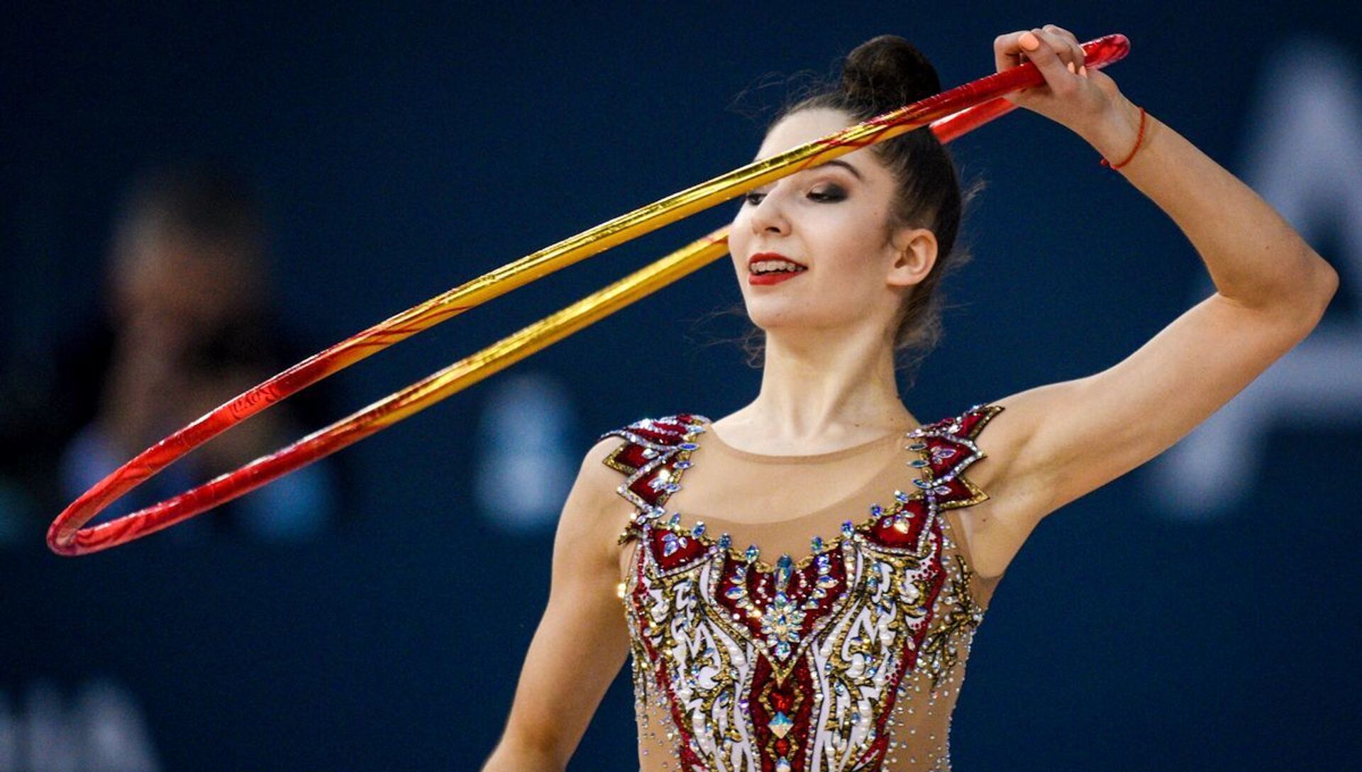 Латвийская гимнастка Елизавета Полстяная (1) - Sputnik Азербайджан, 1920, 08.05.2021