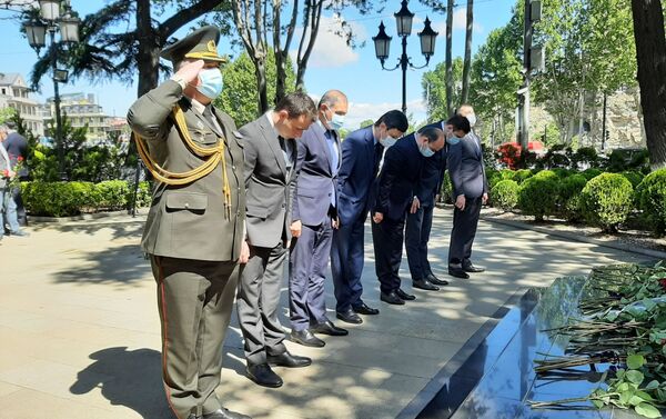В Грузии почтили память Гейдара Алиева - Sputnik Азербайджан