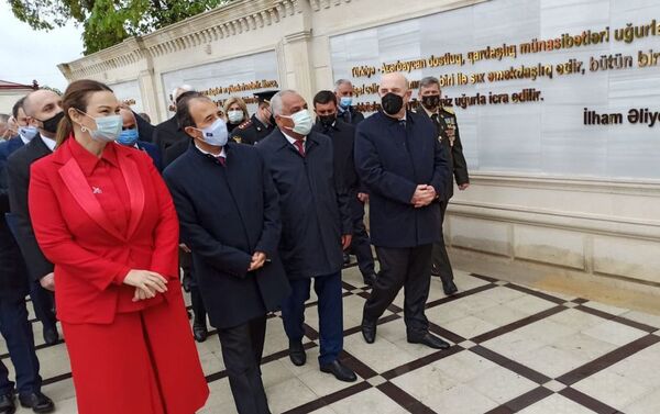 Открытие парка турецко-азербайджанского братства в Губе - Sputnik Азербайджан