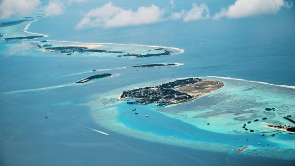Вид на Мальдивские острова, фото из архива - Sputnik Azərbaycan