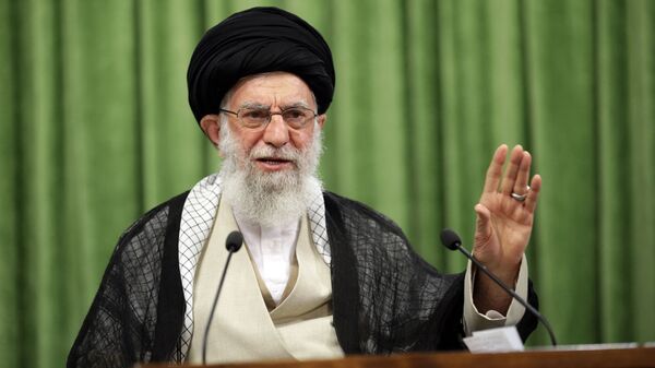 Верховный лидер Ирана аятолла Али Хаменеи, фото из архива - Sputnik Азербайджан