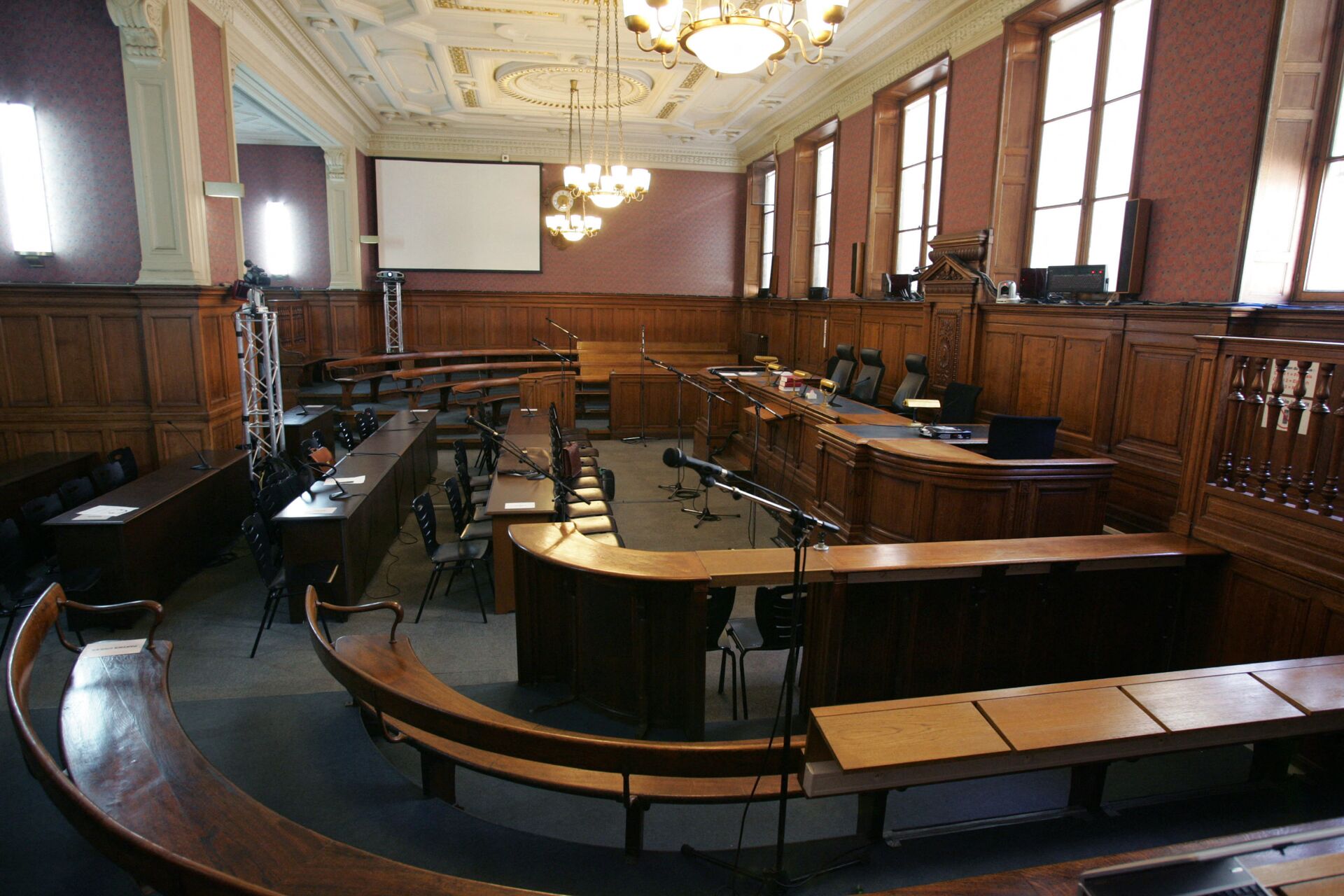 Зал заседания суда, фото из архива - Sputnik Azərbaycan, 1920, 01.10.2021