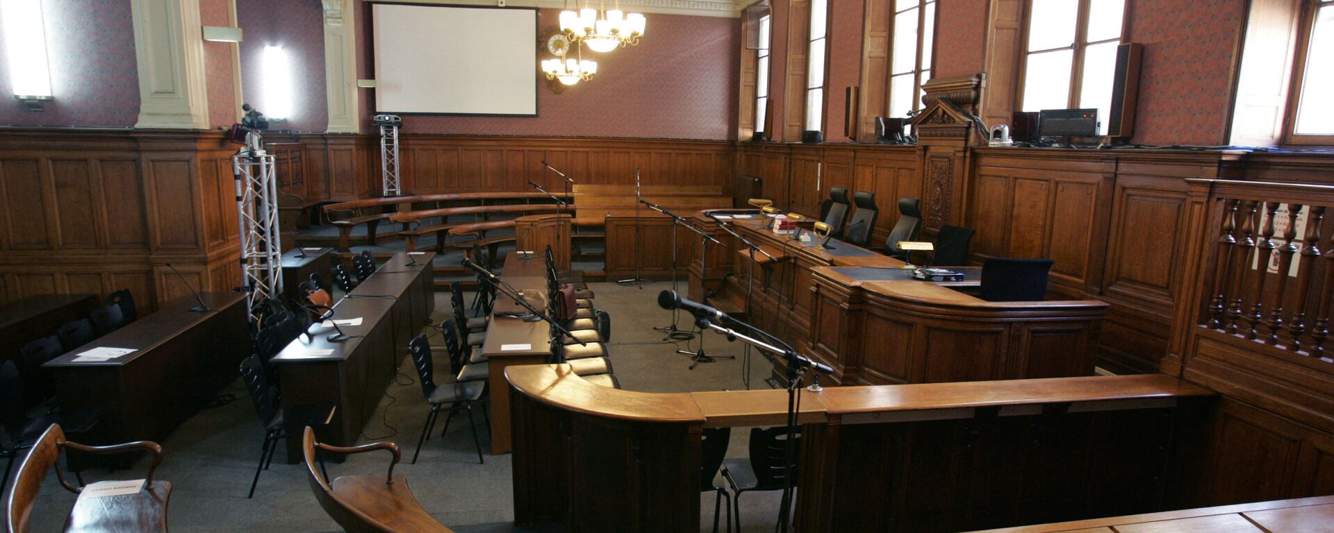 Зал заседания суда, фото из архива - Sputnik Azərbaycan, 1920, 24.05.2021
