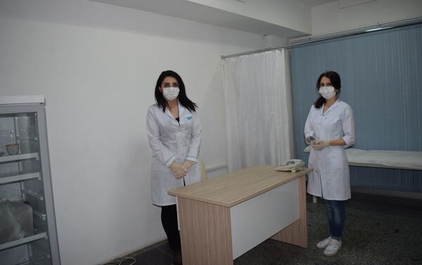 Медицинская комната в Бакинском международном автовокзале  - Sputnik Азербайджан