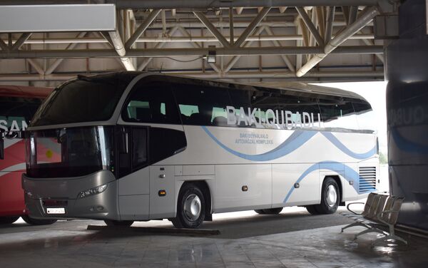 Пассажирский автобус Баку-Губадлы - Sputnik Азербайджан