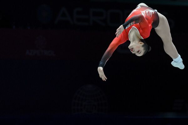 Команда Турции на чемпионате мира по аэробной гимнастике в Баку - Sputnik Азербайджан