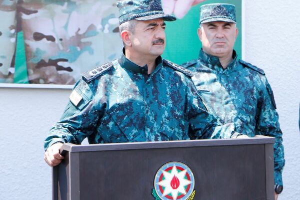 Новый военный комплекс Госпогранслужбы Азербайджана в Зангилане - Sputnik Азербайджан