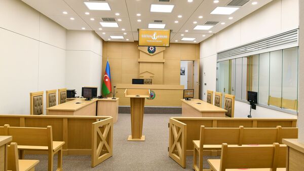Зал заседания суда - Sputnik Азербайджан