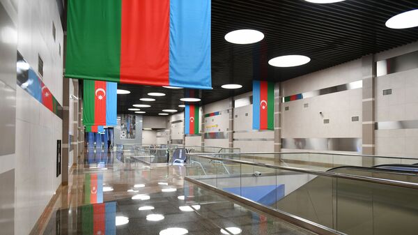 Bakı Metropoliteninin “8 Noyabr” stansiyası - Sputnik Azərbaycan