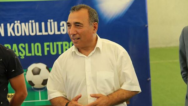 Ветеран азербайджанского футбольного клуба Нефтчи Самедага Шихларов, фото из архива - Sputnik Азербайджан