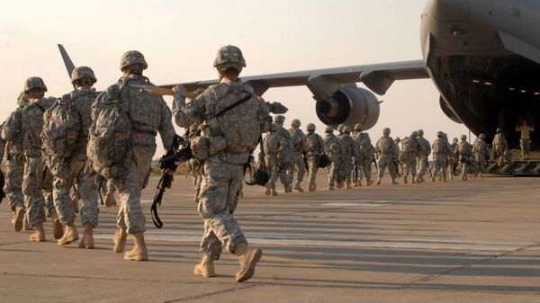 Американские военные в Ираке, фото из архива - Sputnik Азербайджан