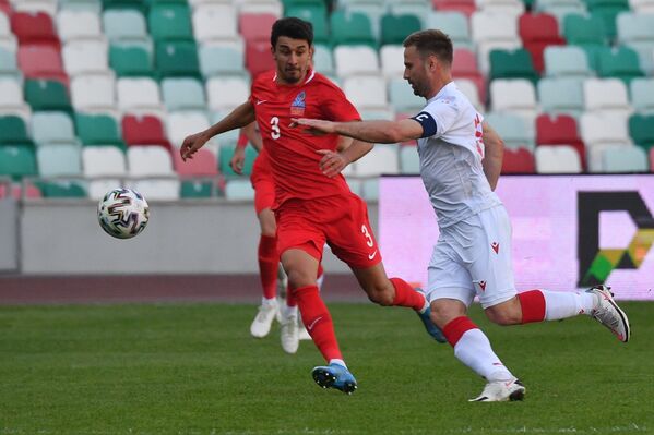 Товарищеский матч по футболу между сборными Азербайджана и Беларуси - Sputnik Azərbaycan