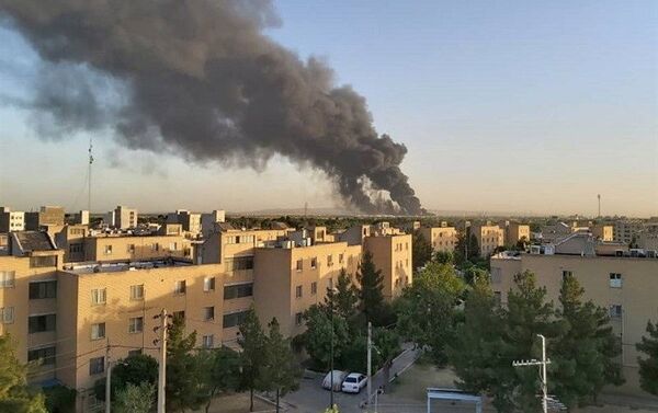 Пожар на НПЗ в Тегеране - Sputnik Азербайджан