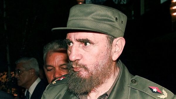 Бывший президент Кубы Фидель Кастро, фото из архива - Sputnik Азербайджан