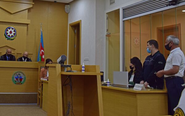 Судебное заседание по делу гражданина Ливана Эулджекджияна Викена Абрахама, обвиняемого в террористической деятельности против Азербайджана, 08 июня 2021 года - Sputnik Азербайджан