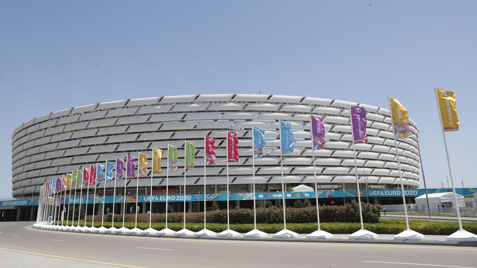 Вид на Бакинский олимпийский стадион, фото из архива - Sputnik Азербайджан, 1920, 12.06.2021