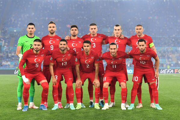 Футболисты сборной Турции - Sputnik Азербайджан