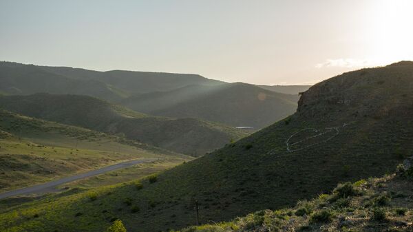 Вид на холмы в Шамкире - Sputnik Азербайджан