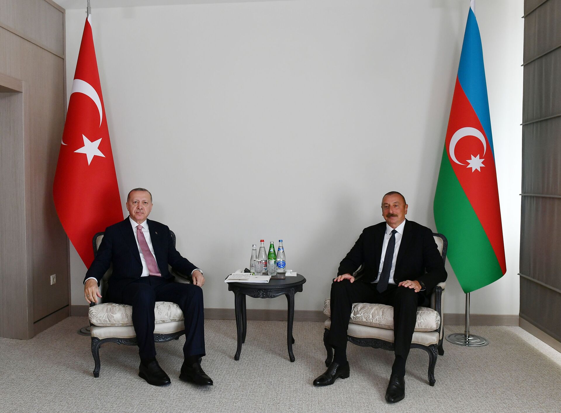Переговоры Алиева и Эрдогана в Шуше: итоговые заявления - Sputnik Азербайджан, 1920, 16.06.2021