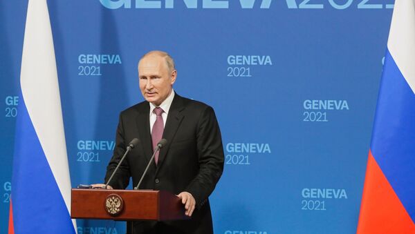 Встреча президентов России и США В. Путина и Дж. Байдена в Женеве - Sputnik Азербайджан