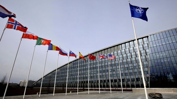 Флаго НАТО, фото из архива - Sputnik Азербайджан
