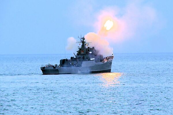 Тактические учения Военно-морских сил (ВМС) Азербайджана - Sputnik Azərbaycan