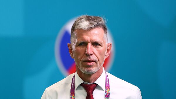 Главный тренер сборной Чехии Ярослав Шилгавы - Sputnik Azərbaycan
