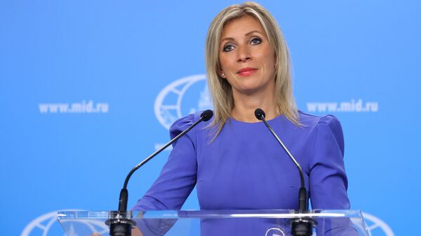 Официальный представитель Министерства иностранных дел России Мария Захаров - Sputnik Azərbaycan