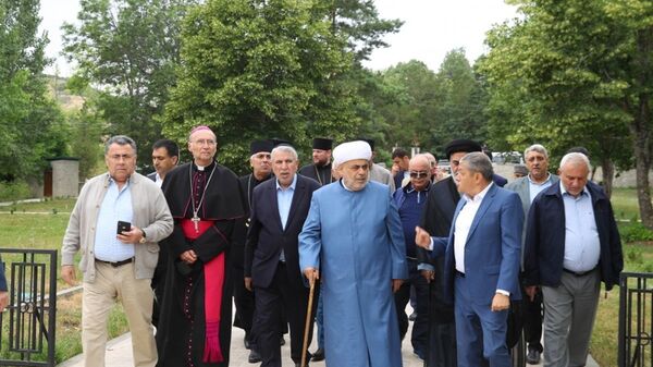Лидеры религиозных конфессий Азербайджана в Шуше - Sputnik Азербайджан