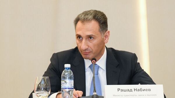 Министр цифрового развития и транспорта Рашад Набиев - Sputnik Азербайджан