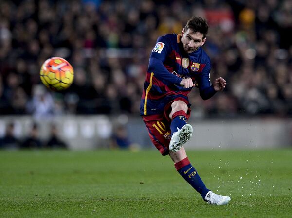 İspaniyanın Barselona Futbol klubunun futbolçusu Lionel Messi. - Sputnik Azərbaycan