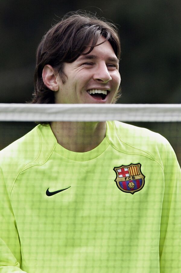 İspaniyanın Barselona Futbol klubunun futbolçusu Lionel Messi. - Sputnik Azərbaycan