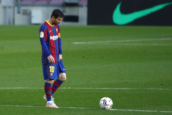 İspaniyanın Barselona Futbol klubunun futbolçusu Lionel Messi  - Sputnik Azərbaycan