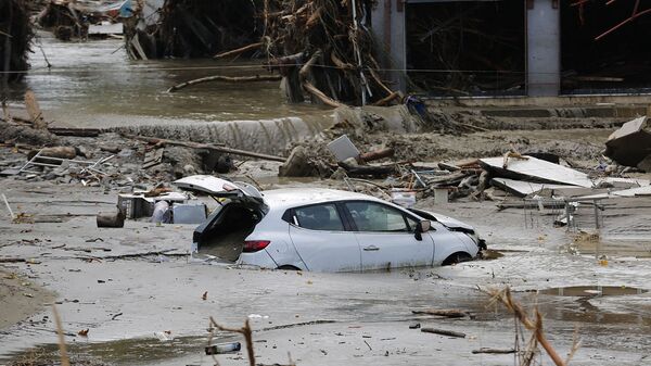 Наводнение в городе Кастамону, Турция - Sputnik Azərbaycan