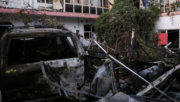 Последствия американского ракетного удара в Кабуле - Sputnik Azərbaycan