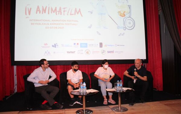 В Союзе кинематографистов Азербайджана прошла пресс-конференция участников IV международного фестиваля анимации ANIMAFILM - Sputnik Азербайджан