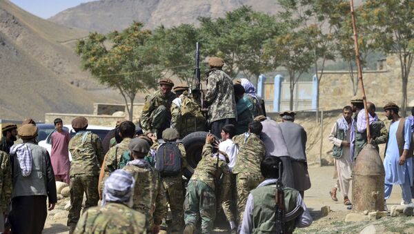 Бойцы афганского движение сопротивления Талибану* в провинции Панджшер - Sputnik Азербайджан