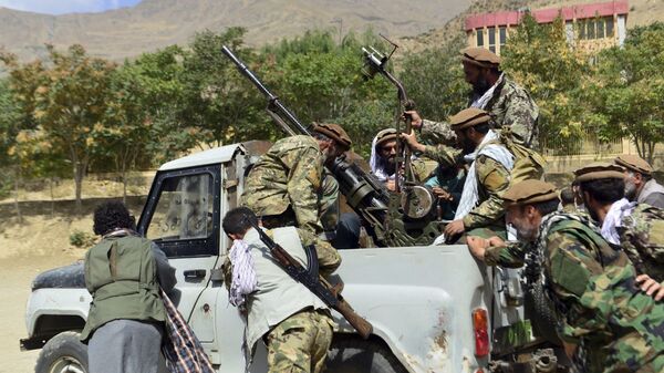 Бойцы афганского движение сопротивления Талибану* в провинции Панджшер - Sputnik Azərbaycan