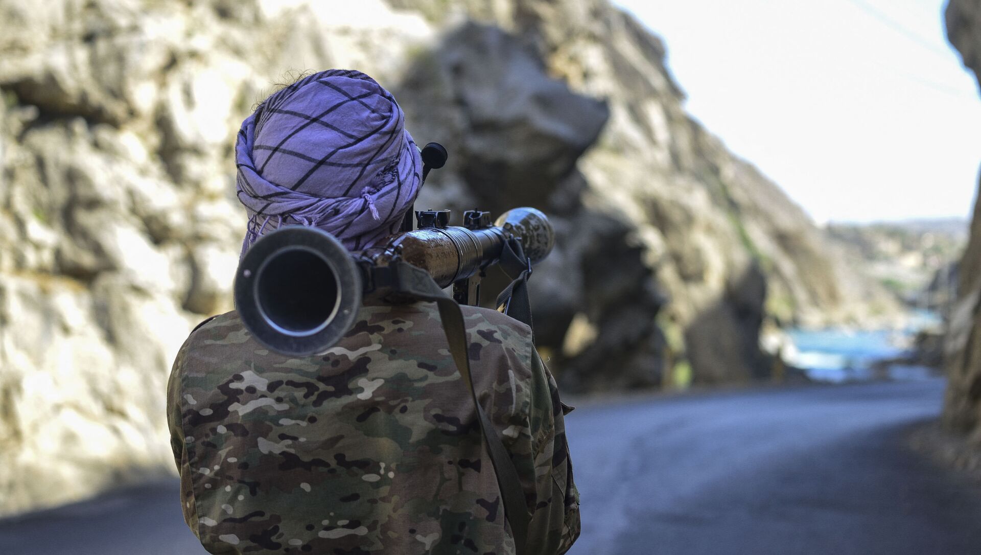 Бойцы афганского движение сопротивления Талибану* в провинции Панджшер - Sputnik Азербайджан, 1920, 07.09.2021
