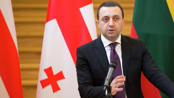 Gürcüstanın Baş naziri İrakli Qaribaşvili  - Sputnik Azərbaycan