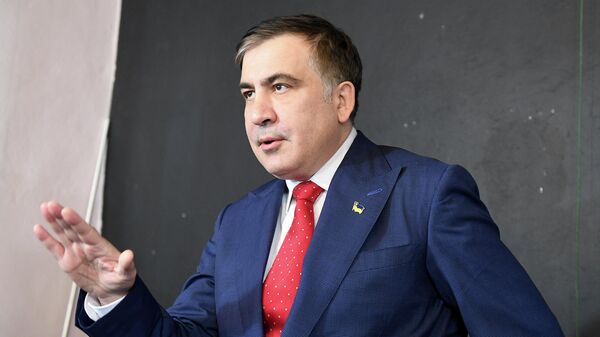 Gürcüstanın sabiq prezidenti Mixeil Saakaşvili - Sputnik Azərbaycan