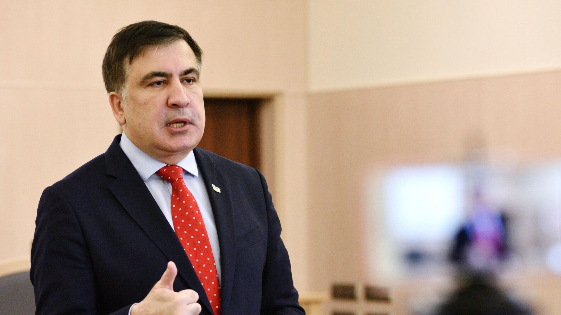 Экс-президент Грузии, бывший губернатор Одесской области Михаил Саакашвили  - Sputnik Азербайджан, 1920, 29.11.2021