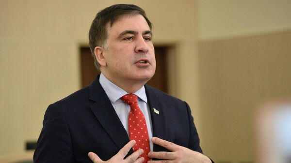 Экс-президент Грузии, бывший губернатор Одесской области Михаил Саакашвили  - Sputnik Азербайджан