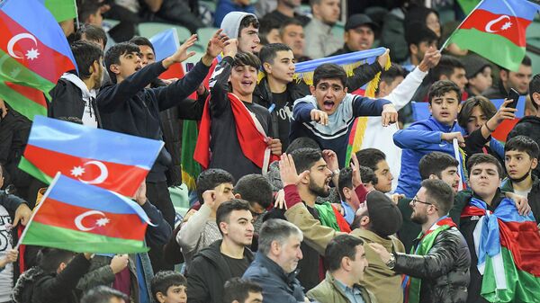 Болельщики сборной Азербайджана, фото из архива - Sputnik Азербайджан