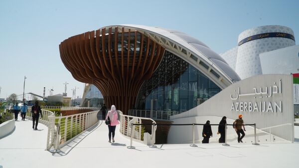 Expo 2020 Dubai beynəlxalq sərgisində Azərbaycanın milli pavilyonu - Sputnik Azərbaycan